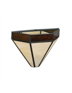 Aplique Adarve 1xe27 Negro/beis/marron 18