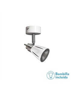 Foco Tabernas Blanco 1xgu10 Bomb. incl. 13x6