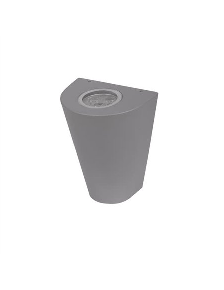 Aplique Exterior Ganges Gris Zinc 2gu10x3w 4000K  16x12