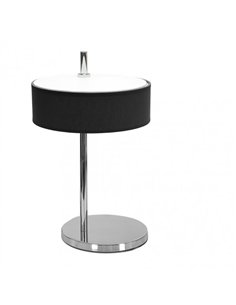 Sobremesa Haiti 1xe14 Cromo/Negro 37x22x26 Cm 2