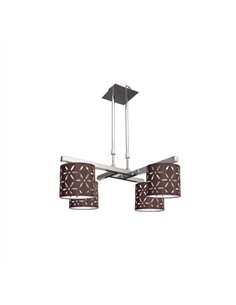 Lampara Ipanema 4xe14 Marron Regx60