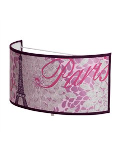 Aplique Eiffel Plata 1xe27 18x30 D