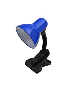 Flexo Dedalo Azul 1xe27 Pinza 26x11