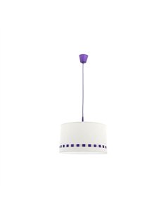 Colgante Lacito Berenjena 1xe27 Regx35d