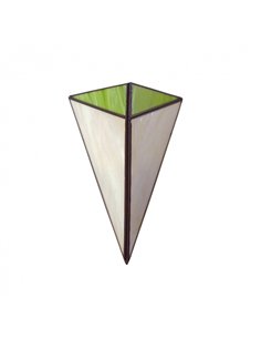 Aplique Piramide Pistacho 1xe27 28x20