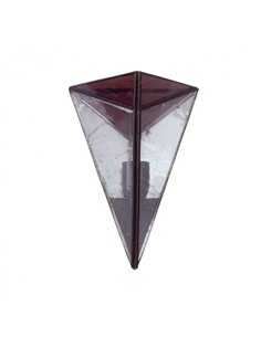 Aplique Piramide Violeta 1xe27 28x20