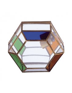 Plafon Granadino Colores 1xe27 11x27x27 Cm