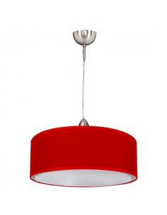 Colgante Planetario Cilind. Rojo(regx35) 1xe27