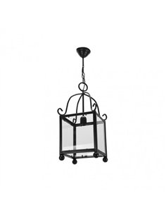 Farol Forja Monasterio 1xe27 Negro Regx22x22 Cm