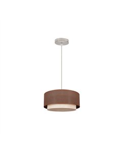 Colgante Doble 1l. Marron/beis Cilind (REGX35X35)