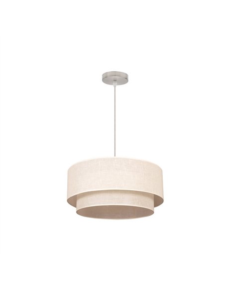 Colgante Doble 1l. Beis/beis Cilind (50/40/reg)