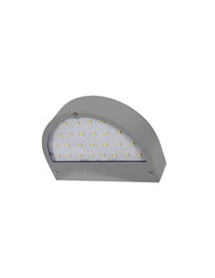 Aplique Exterior Juba Gris Led 5w 450lm Ip54 (18x13x4