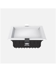 Downlight Led Intego Cuadrado 26w 1490lm 7x18x18 Cm Blanco 4000k Corte 15 2