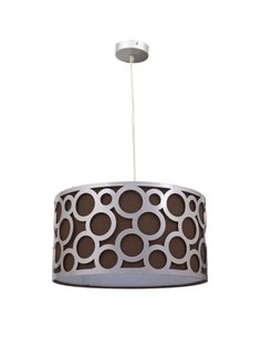 Colgante Orlando Marron/plata 1xe27 Regx35x35 Cm