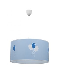 Colgante Globitos Celeste 1xe27 (regx35d)