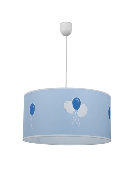 Colgante Globitos Celeste 1xe27 (regx35d)
