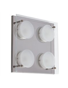 Plafon 4x6w 4000k Antioquia Cromo 1600lm  (22x22x5