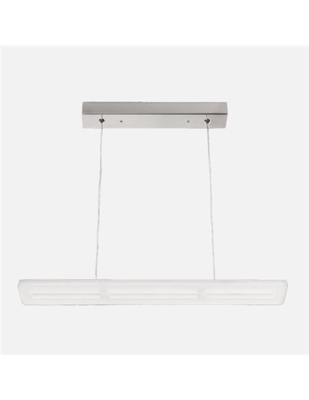 Colgante 24w 4000k Acropolis  Blanco/cromo  1920lm (regx60)
