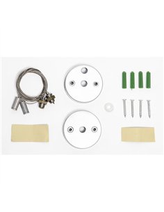 Kit Suspension Cable De Acero Oficina