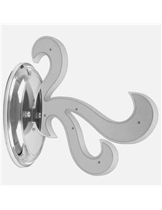 Aplique Led   Fuego 1 L Cromo 9w 360lm 4000k 23x12x26 2