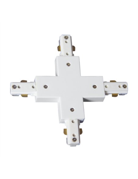 Conector En X Negro 2 Hilos