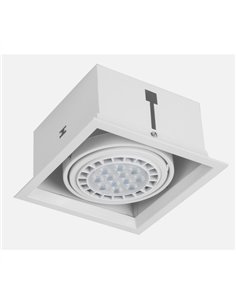 Foco Kardan Cesar Empotrar 1xr111 Blanco 17 2