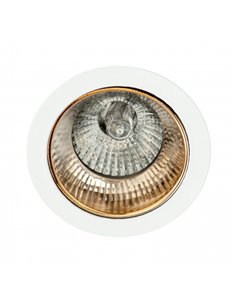 Empotrable Alfabeto 1xgu10 Oro/blanco 8d Orientable