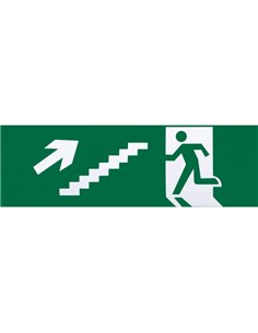 Adhesivo Salida De Emergencia Escalera Derecha Subida 6