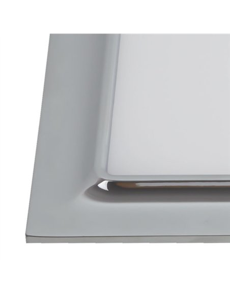 Downlight 16w 3000k Ventura Cromo 1280lm  18x18