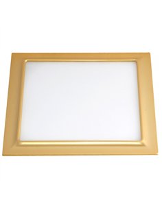 Downlight 16w 3000k Ventura Oro 1280lm  18x18