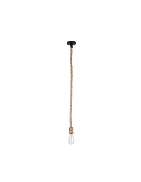Colgante Cabo 1xe27 Cuerda 140x10x10 Cm