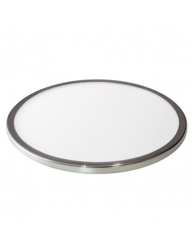 Downlight 20w 4000k Cromo Porvenir 1920lm 1x23x23 Cm De Empotrar Corte Ajustable 5-21 Cm