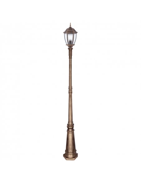 Farola Exterior Tomillo 1xe27 Bronce/oro 220X26X26