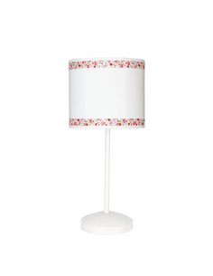 Sobremesa Cenefa Blanco/rosa 1xe14