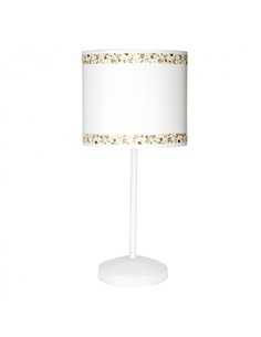 Sobremesa Cenefa Blanco/marron 1xe14