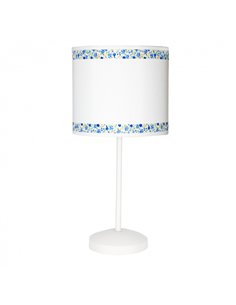 Sobremesa Cenefa Blanco/azul 1xe14