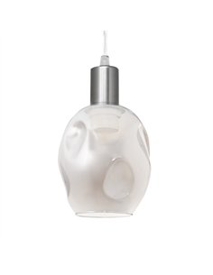 Colgante Meteoro 1xe27 Cromo/fume Regx16 5 Oquedades 2