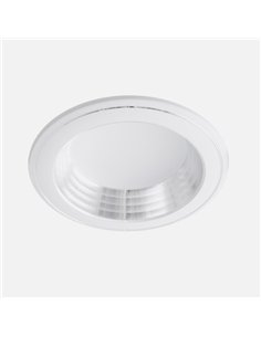 Foco Empotrable Corfu Blanco/cromo 5w 6500k 5x10x10 Cm Corte 7 2