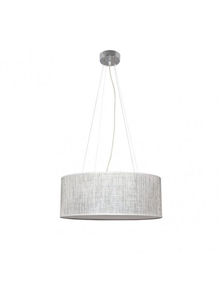 Colgante Asuncion 4xe27 Gris Regx50d