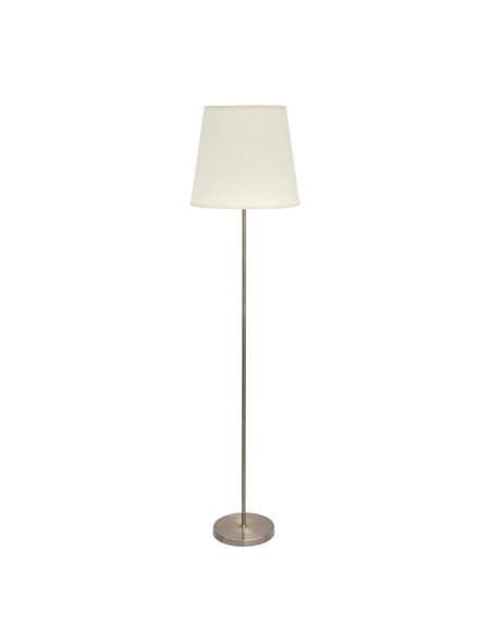 Pie Salon Maldivas 1xe27 Cuero/beis 175x40x40 Cm