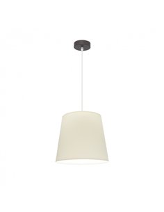 Colgante Maldivas 1xe27 Marron/beis Regx35x35 Cm