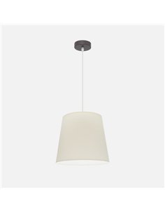 Colgante Maldivas 1xe27 Marron/beis Regx35x35 Cm 2