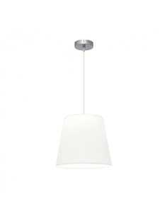 Colgante Maldivas 1xe27 Cromo/blanco Regx35x35 Cm