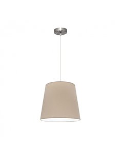 Colgante Maldivas 1xe27 Niquel/piedra Regx35x35 Cm