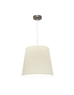 Colgante Maldivas 1xe27 Cuero/beis Regx40x40 Cm