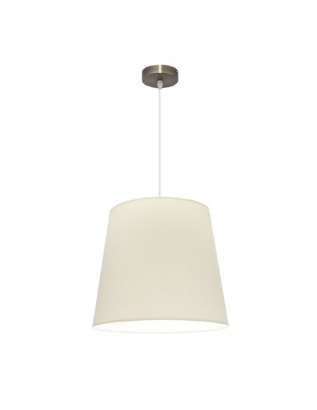 Colgante Maldivas 1xe27 Cuero/beis Regx40x40 Cm