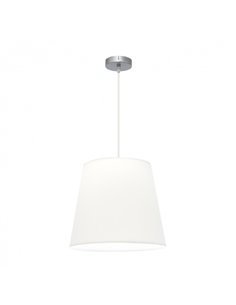 Colgante Maldivas 1xe27 Cromo/blanco Regx40x40 Cm
