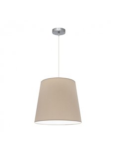 Colgante Maldivas 1xe27 Cromo/piedra Regx40x40 Cm