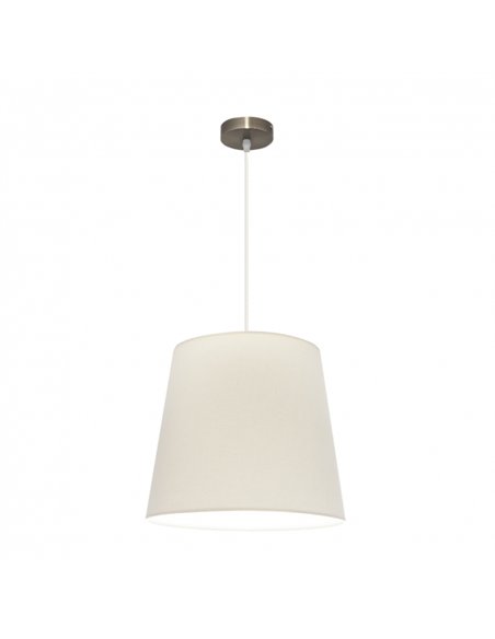 Colgante Maldivas 1xe27 Cuero/sancho Regx40x40 Cm