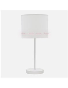 Sobre Mesa Trazos 1xe14 Rosa Bebe 42x17x17 Cm 2